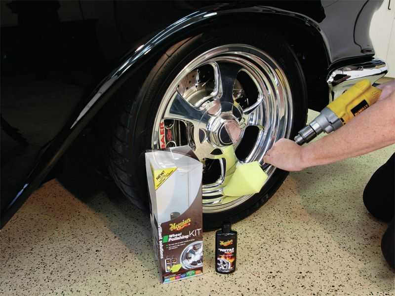 Kit Polidor de Rodas e Metais Meguiars Wheel Polishing Kit